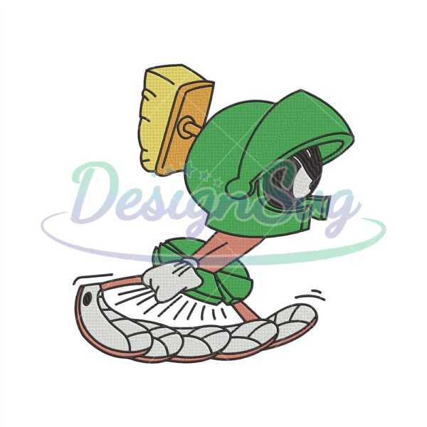 Marvin Looney Tunes Embroidery Design