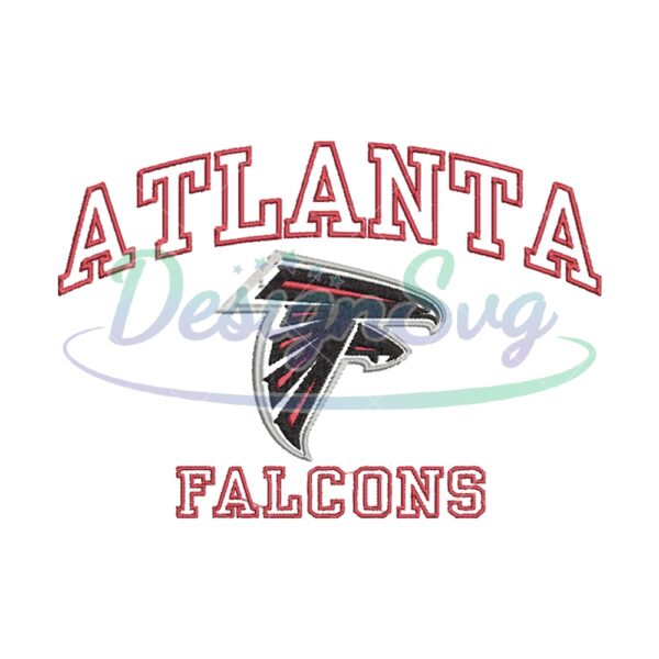 Atlanta NFL Falcons Embroidery Designs
