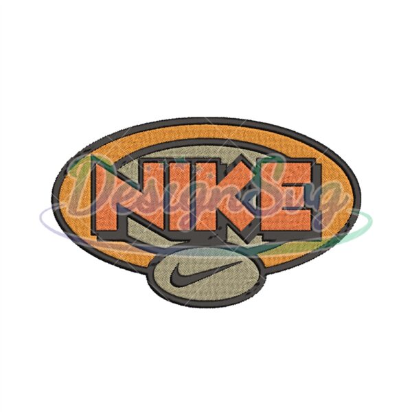 Nike Retro Logo Embroidery Designs