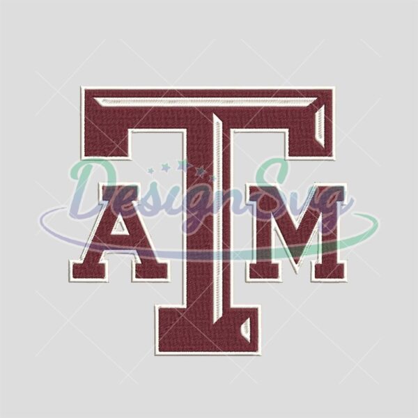 NCAA Texas AM Aggies Team Embroidery