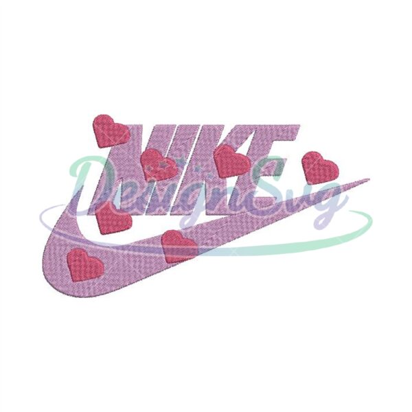 Nike Heart Logo Embroidery File
