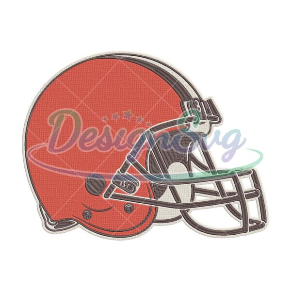 Helmet Cleveland Browns Embroidery Design