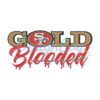 Gold Blooded Embroidery Designs San Francisco 49ers