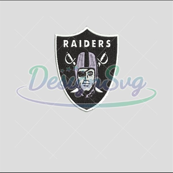 Las Vegas Raiders NFL Logo Embroidery Design