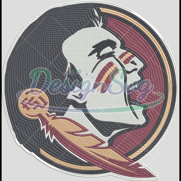 NCAA Florida State Seminoles Team Embroidery Design