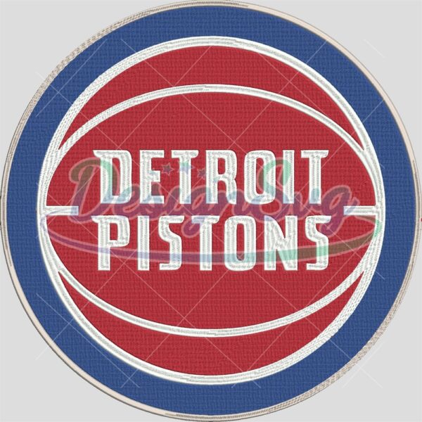 Detroit Pistons Logo Embroidery