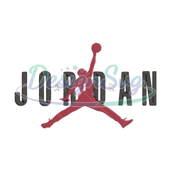 Air Jodan Logo Embroidery