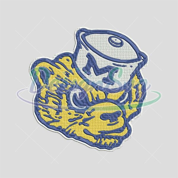Michigan Wolverines Mascot Embroidery Designs