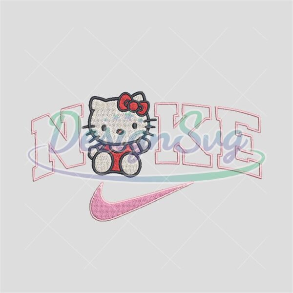 Nike Kitty Embroidery Design