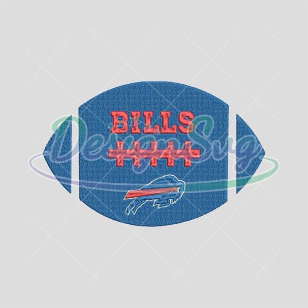 Ball Buffalo Bills Embroidery Design NFL File