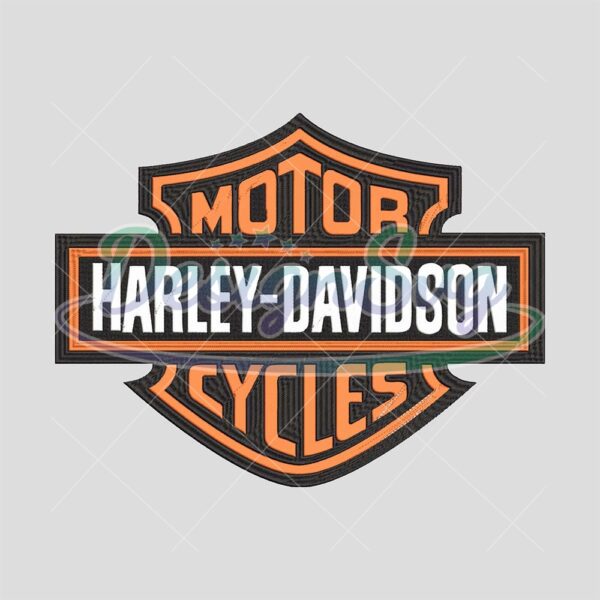 Motor Harley Davidson Cycles Embroidery Files