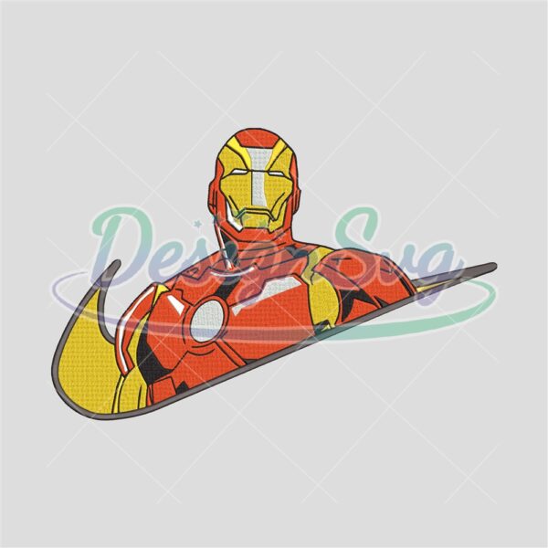Nike Iron Man Marvel Embroidery Design