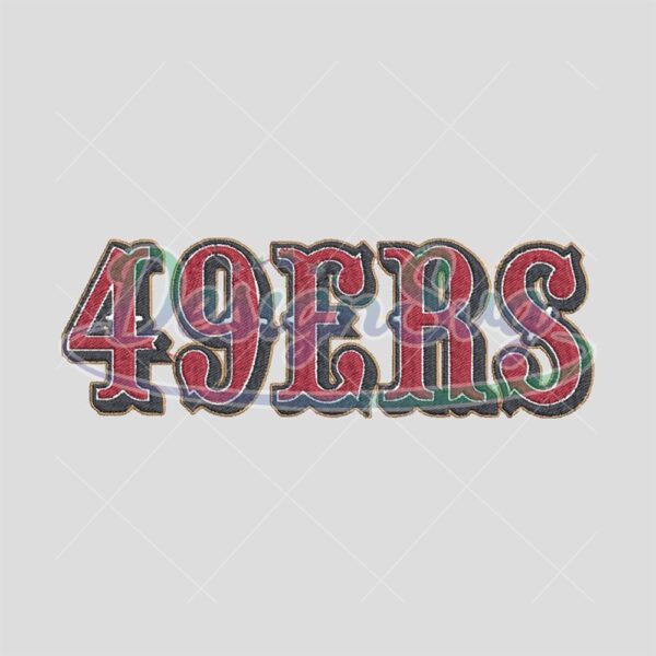 San Francisco 49ers NFL Logo Embroidery Designs