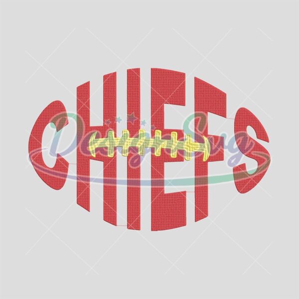 Kansas City Chiefs NFL Logo Embroidery