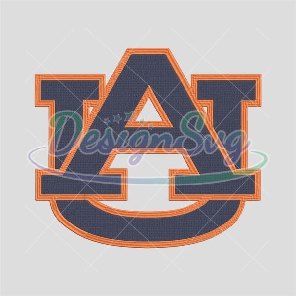 Auburn University Logo NCAA Embroidery File