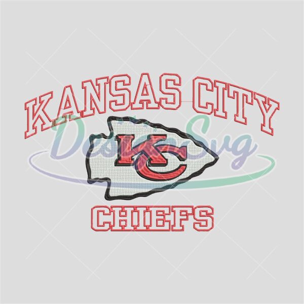 Kansas City Chiefs Logo NFL Embroidery Files
