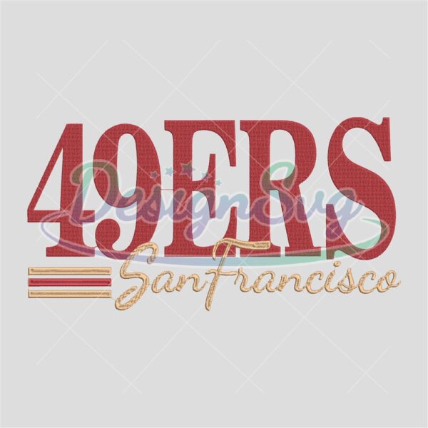 49ers San Francisco NFL Logo Embroidery Files