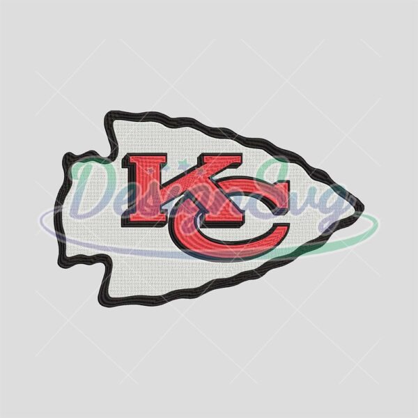 Chiefs KC Logo Embroidery File