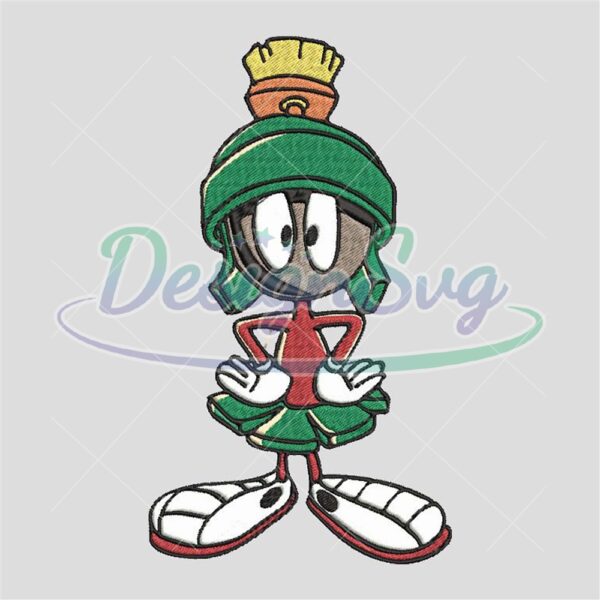 Marvin The Martian Embroidery Logo For Cap