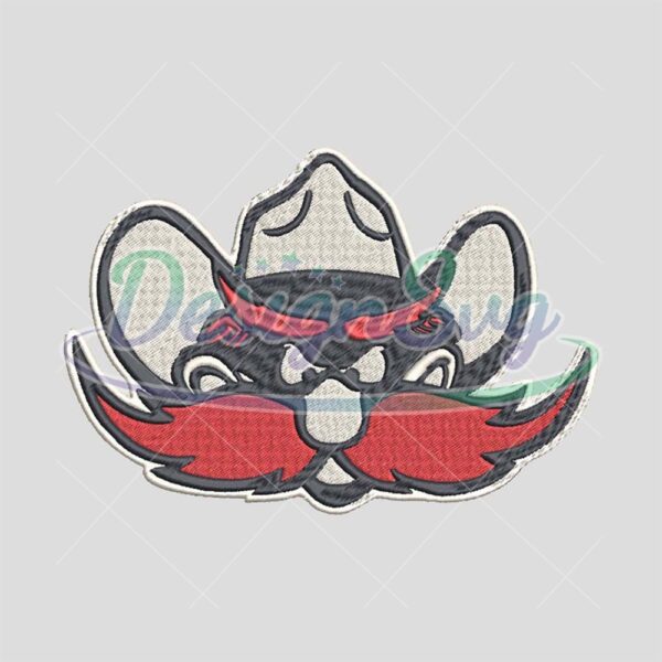 Texas Tech Red Raiders Mascot Embroidery