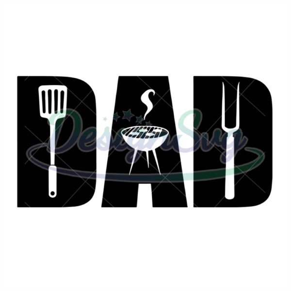 Grilling Dad Svg Love Barbecue Design