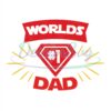 Worlds No 1 Dad Svg Happy Father Design