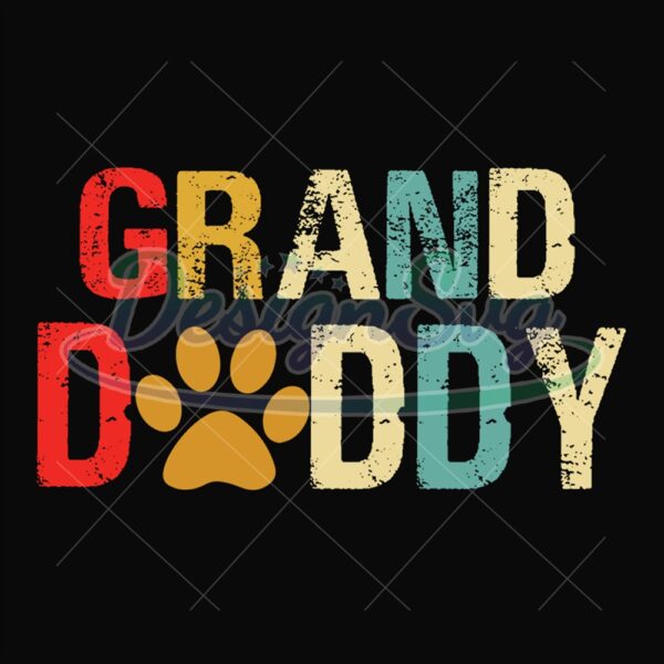 Grand Daddy Vintage Gift For Father Svg