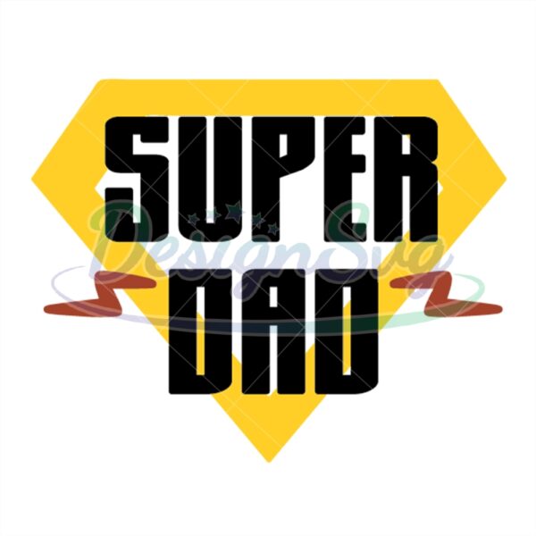 Super Dad Svg Diamond Gift For Father