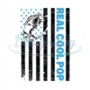 Reel Cool Pop Fishing US Flag Svg