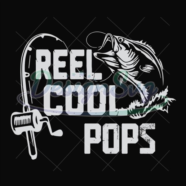 Reel Cool Pops Svg Fishing Rod Design