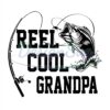 Reel Cool Grandpa Svg Fishing Rod Design