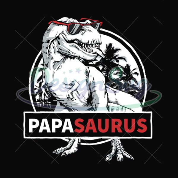 Papasaurus Svg Dinosaur Dad File For Cricut