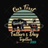Our First Fathers Day Together Grandpa And Luke Svg
