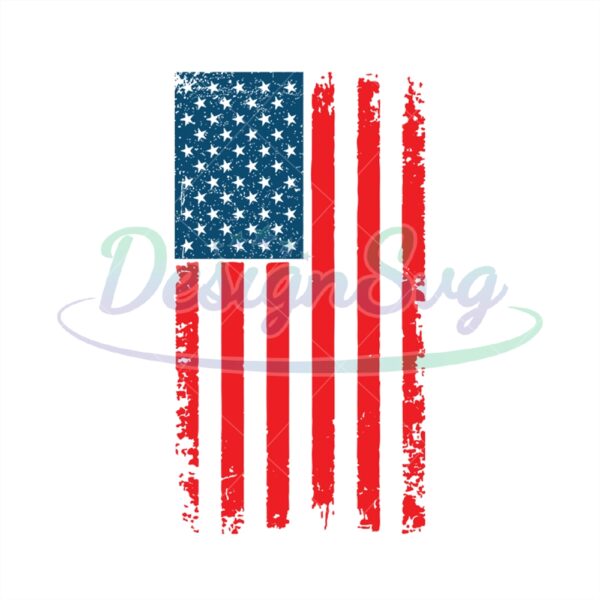 American Flag Distressed 4th of July Svg