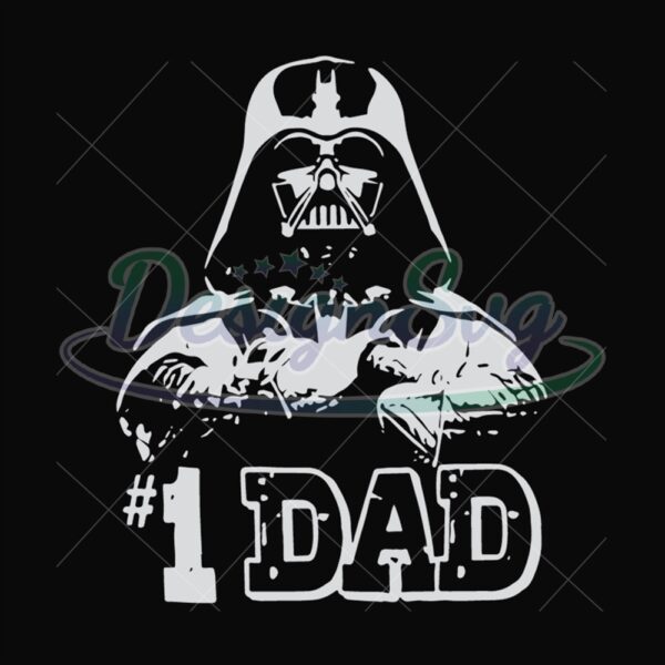 No 1 Dad Star Wars Gift For Father Svg
