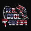 Reel Cool Grandpa Fisherman Independence Svg
