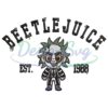 Beetlejuice Est Embroidery Halloween File