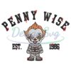 Pennywise Est Embroidery Halloween File