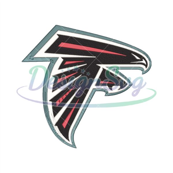 Atlanta Falcons Embroidery Designs NCAA Logo