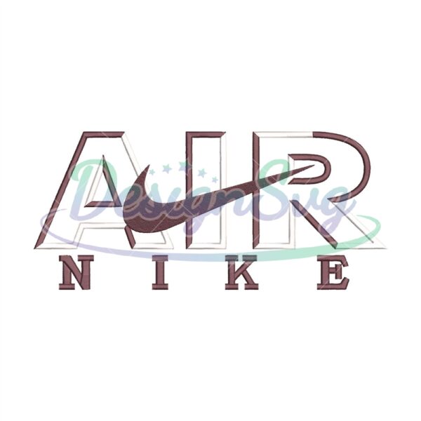 Air Nike Embroidery Design