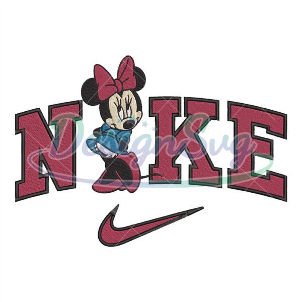 Nike Minnie Mouse Embroidery Designs