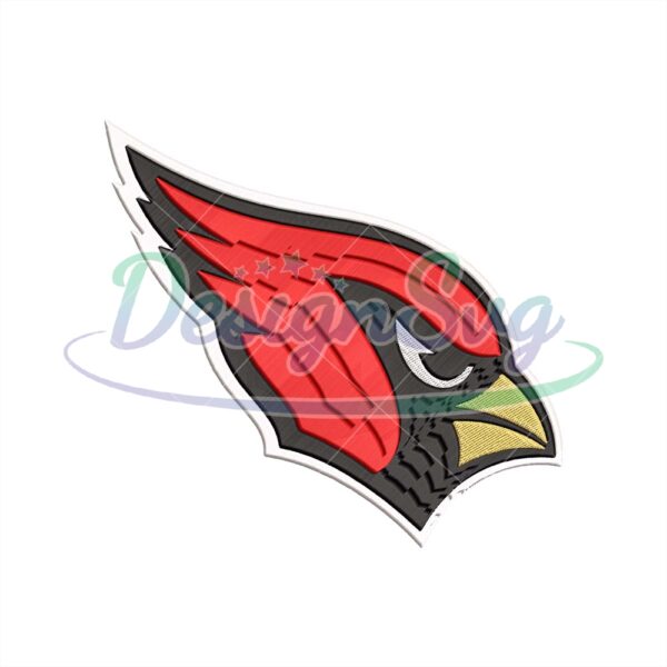 Arizona Cardinals Birds Embroidery Logo For Cap