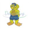 Swimming Suit BJ The Dino Embroidery File