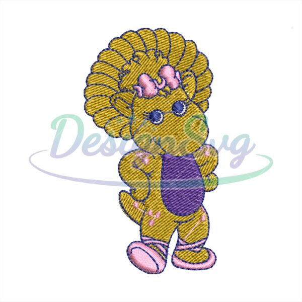 Baby Bop Embroidery Design