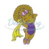 Dance Like Baby Bop Embroidery File