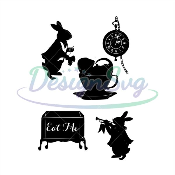 rabbit-alice-tea-pot-clock-alices-adventure-in-wonderland-svg-silhouette