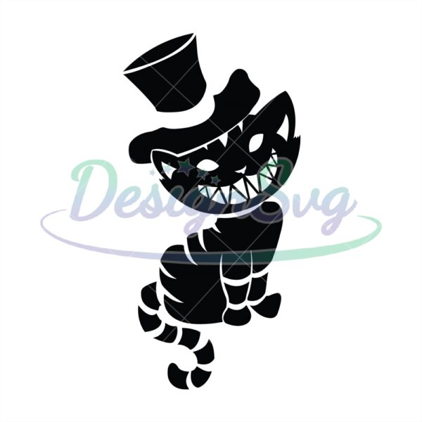 chesire-cat-mad-hatter-tattoo-hat-svg-vector