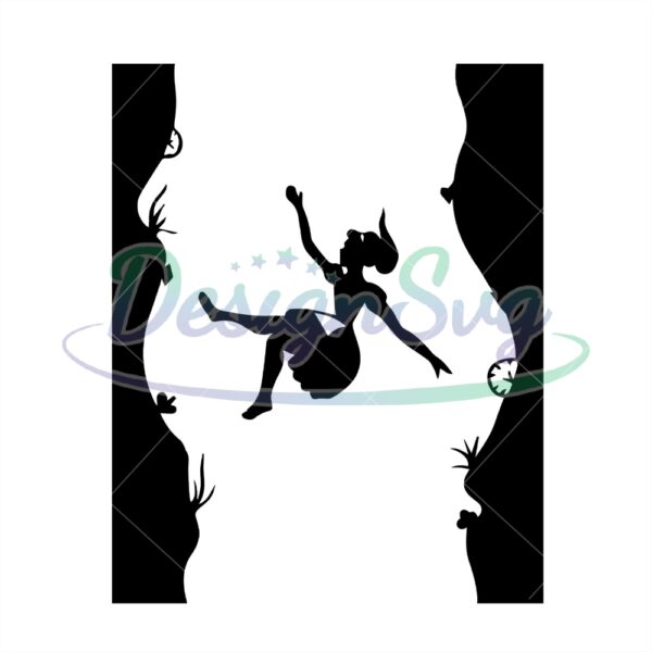alice-falling-down-the-rabbit-hole-svg