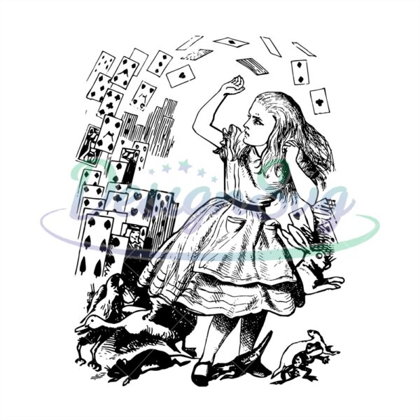 a-pack-of-cards-alice-in-wonderland-silhouette-svg