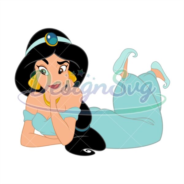 disney-princess-jasmine-lying-png-clipart
